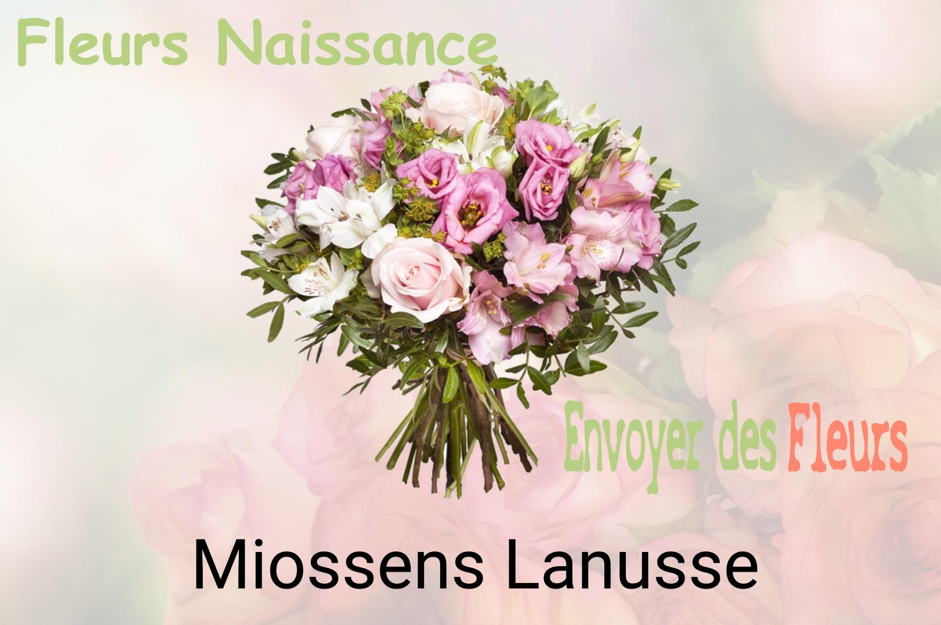 Bouquet de fleurs de naissance livré à Miossens-Lanusse